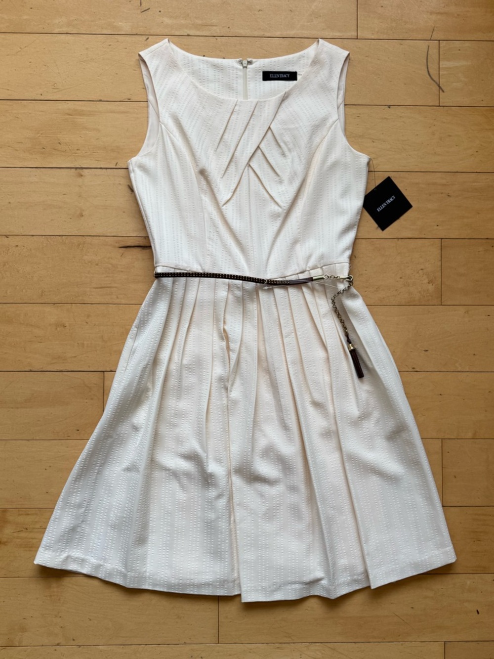 NWT Ellen Tracy Dress, Sz 6, sleeveless cocktail party wedding work classic